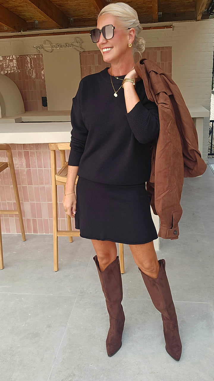 MAËLLE knit set black