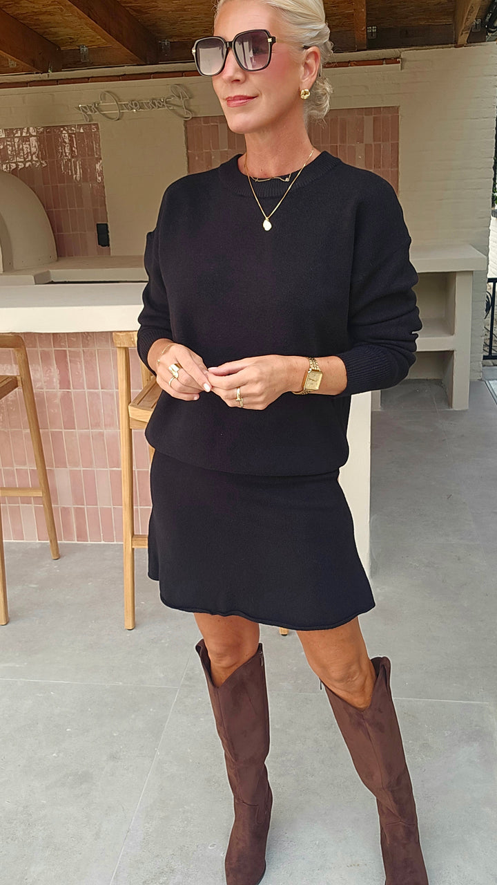 MAËLLE knit set black