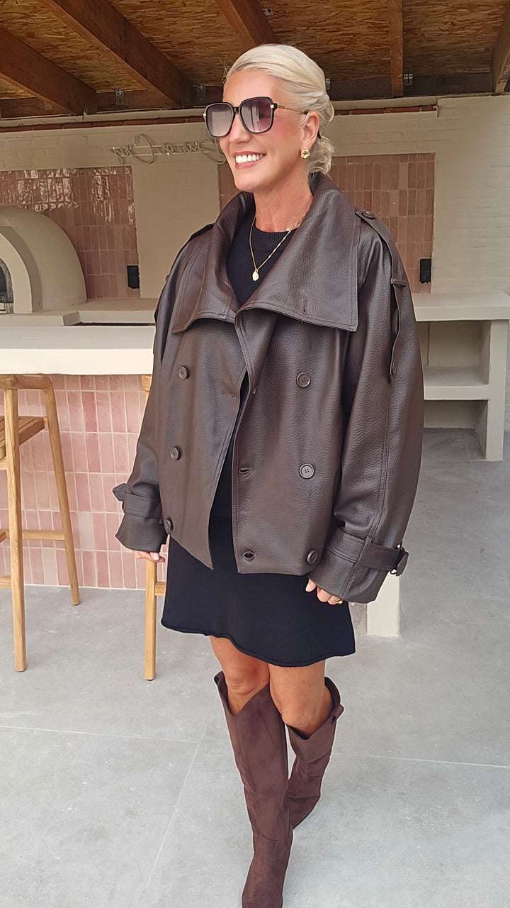 LEANNE jacket chocolat