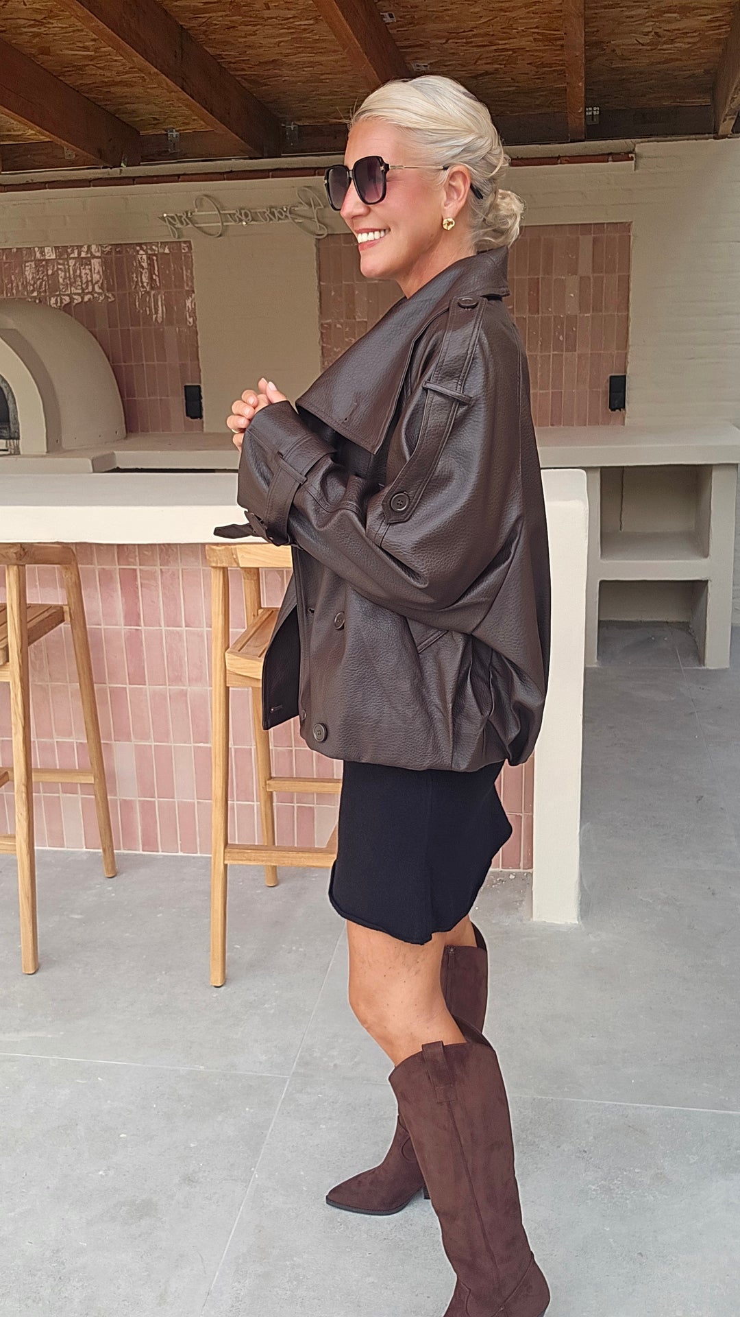 LEANNE jacket chocolat