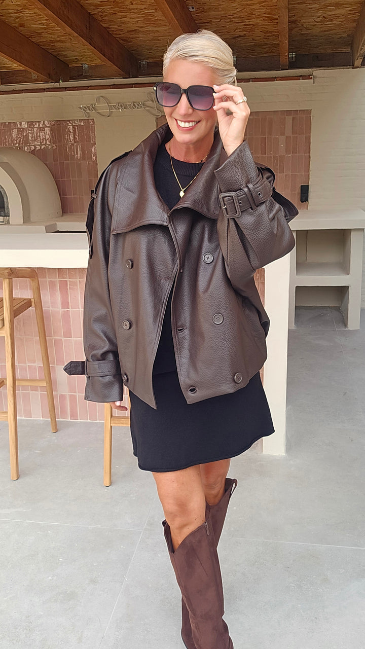LEANNE jacket chocolat