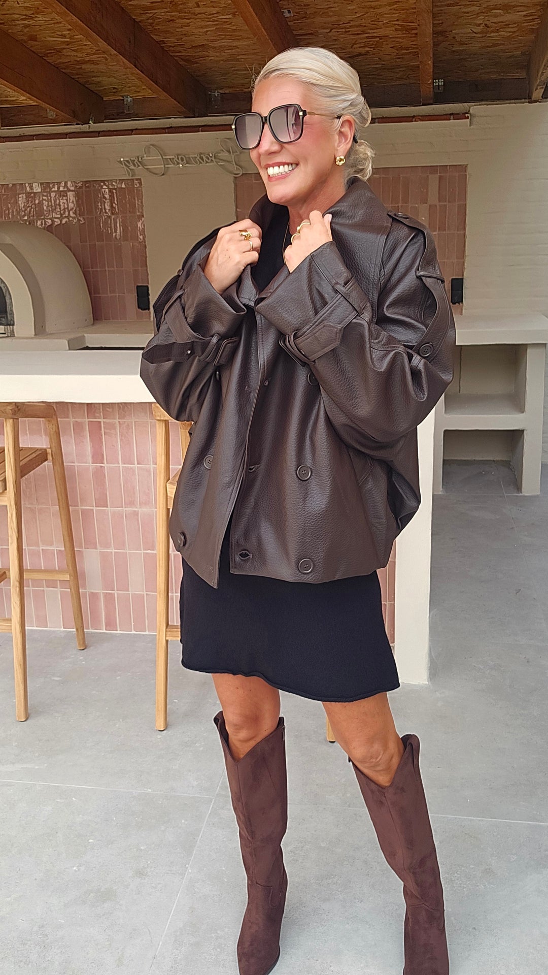 LEANNE jacket chocolat