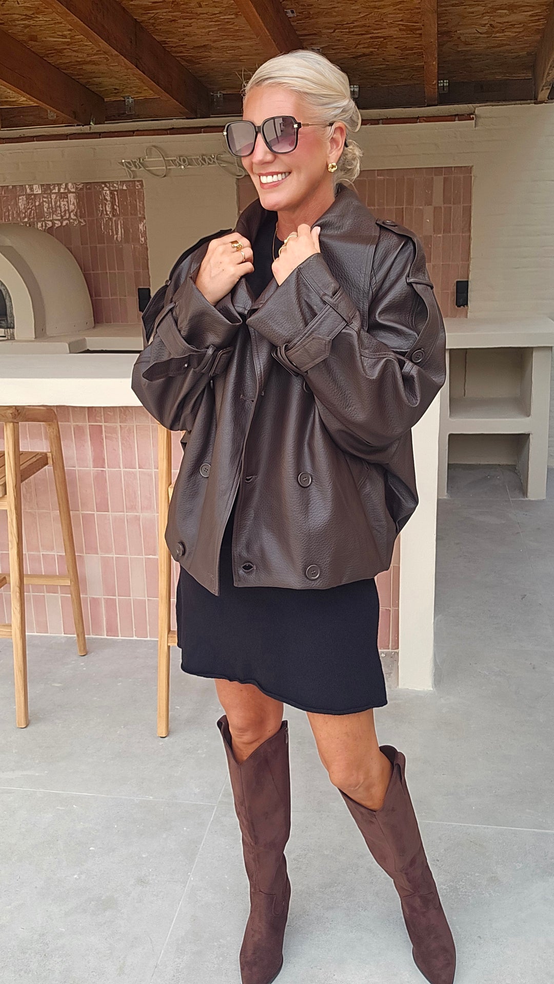 LEANNE jacket chocolat
