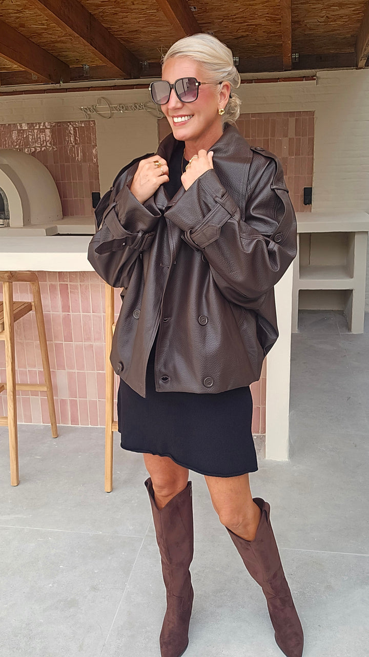 LEANNE jacket chocolat