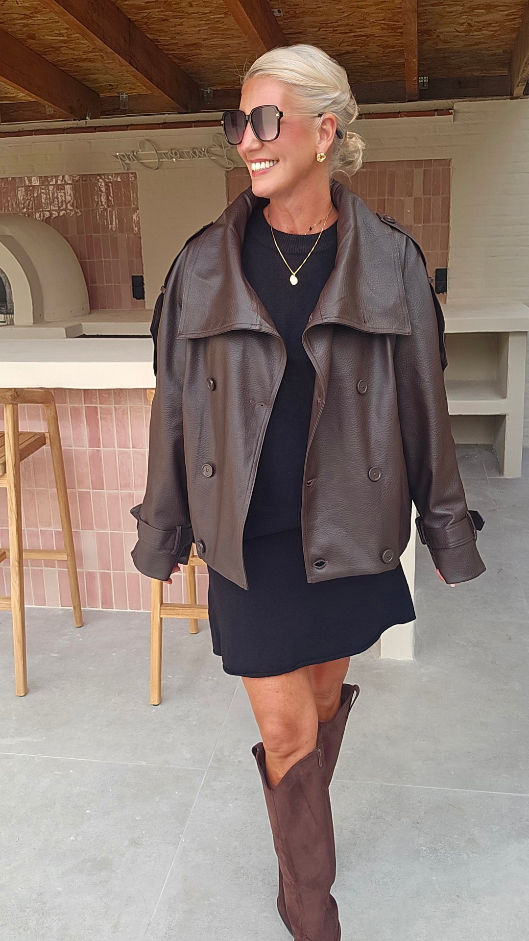 LEANNE jacket chocolat