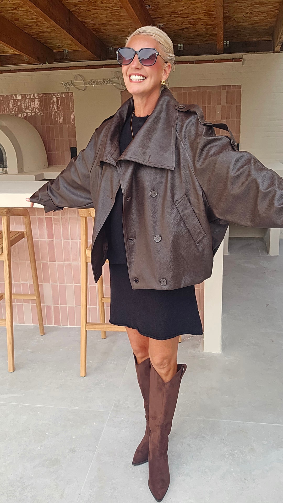 LEANNE jacket chocolat