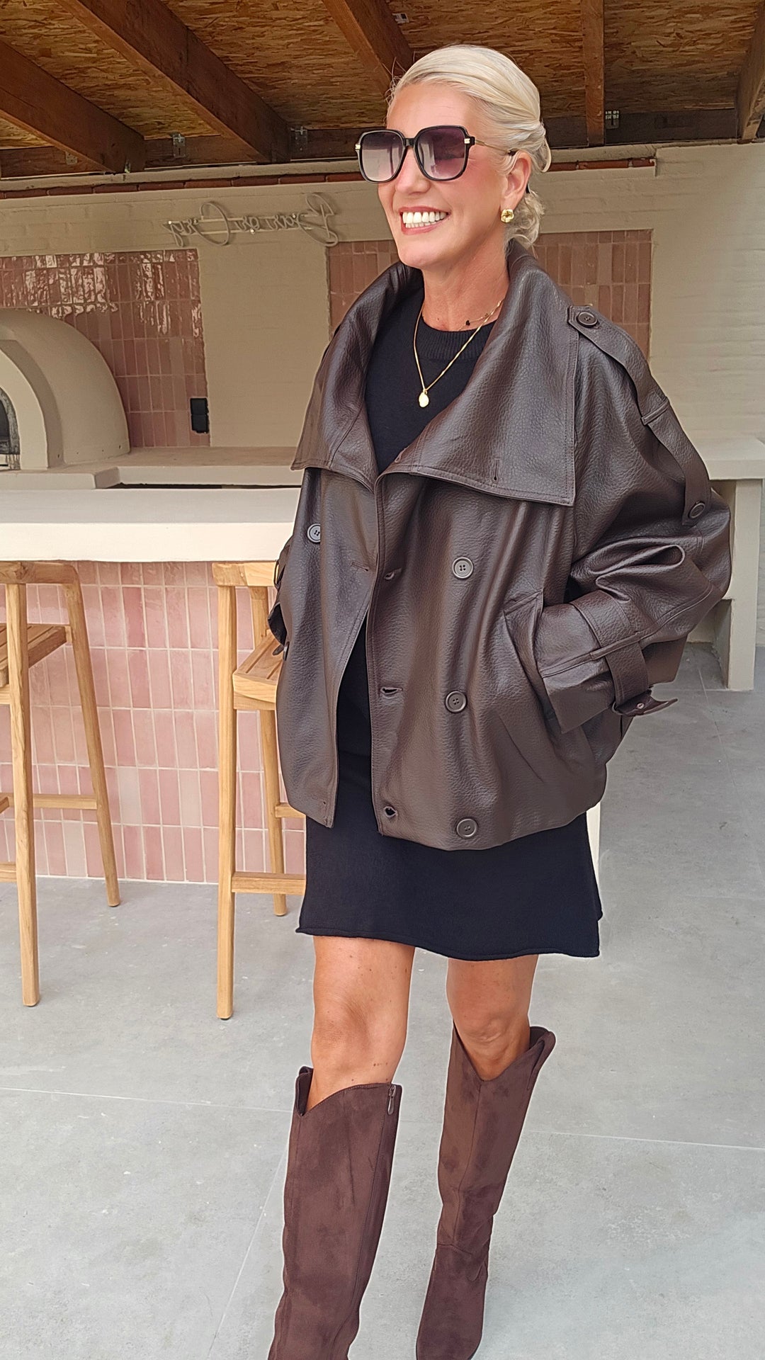 LEANNE jacket chocolat