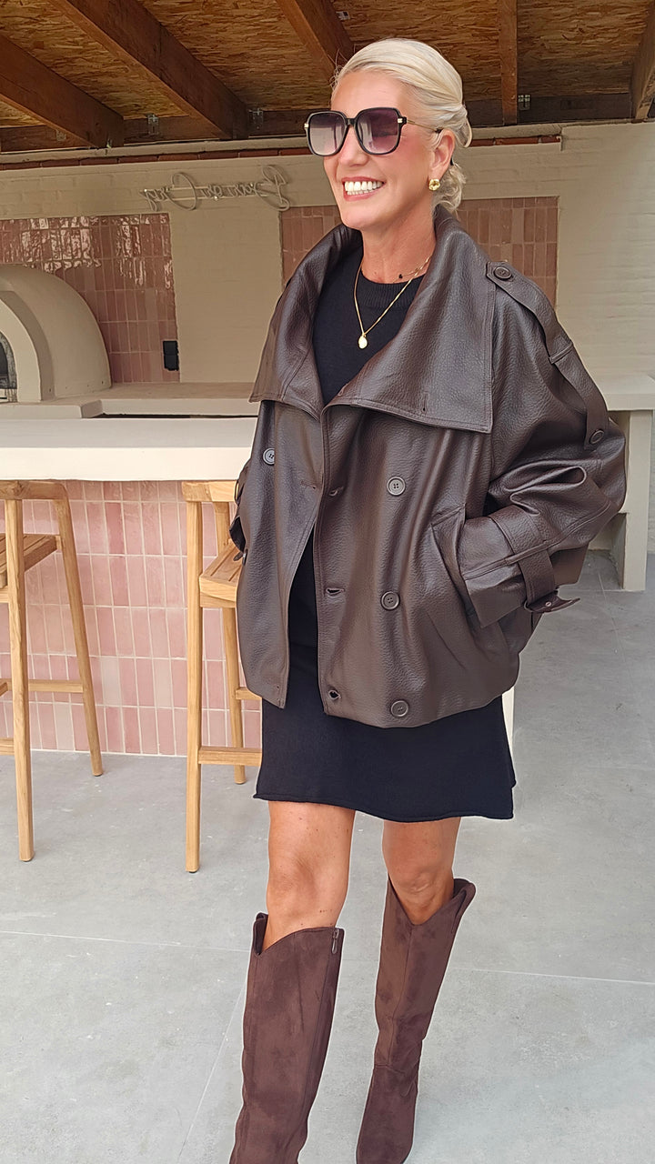 LEANNE jacket chocolat
