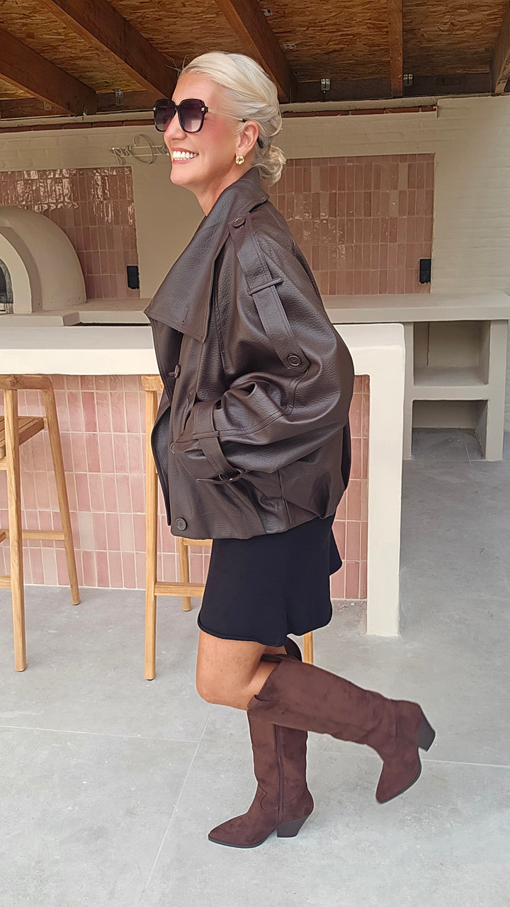 LEANNE jacket chocolat