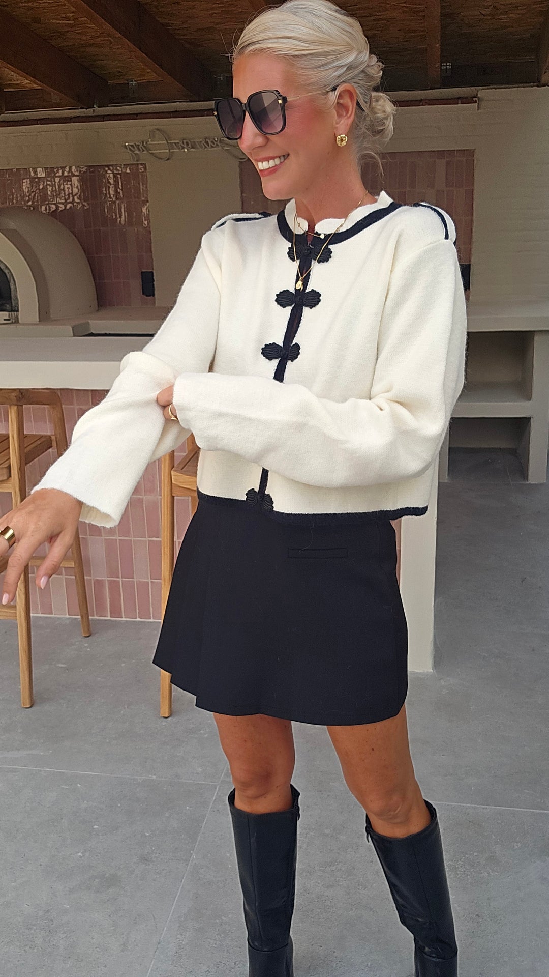 HAYLEY cardigan white