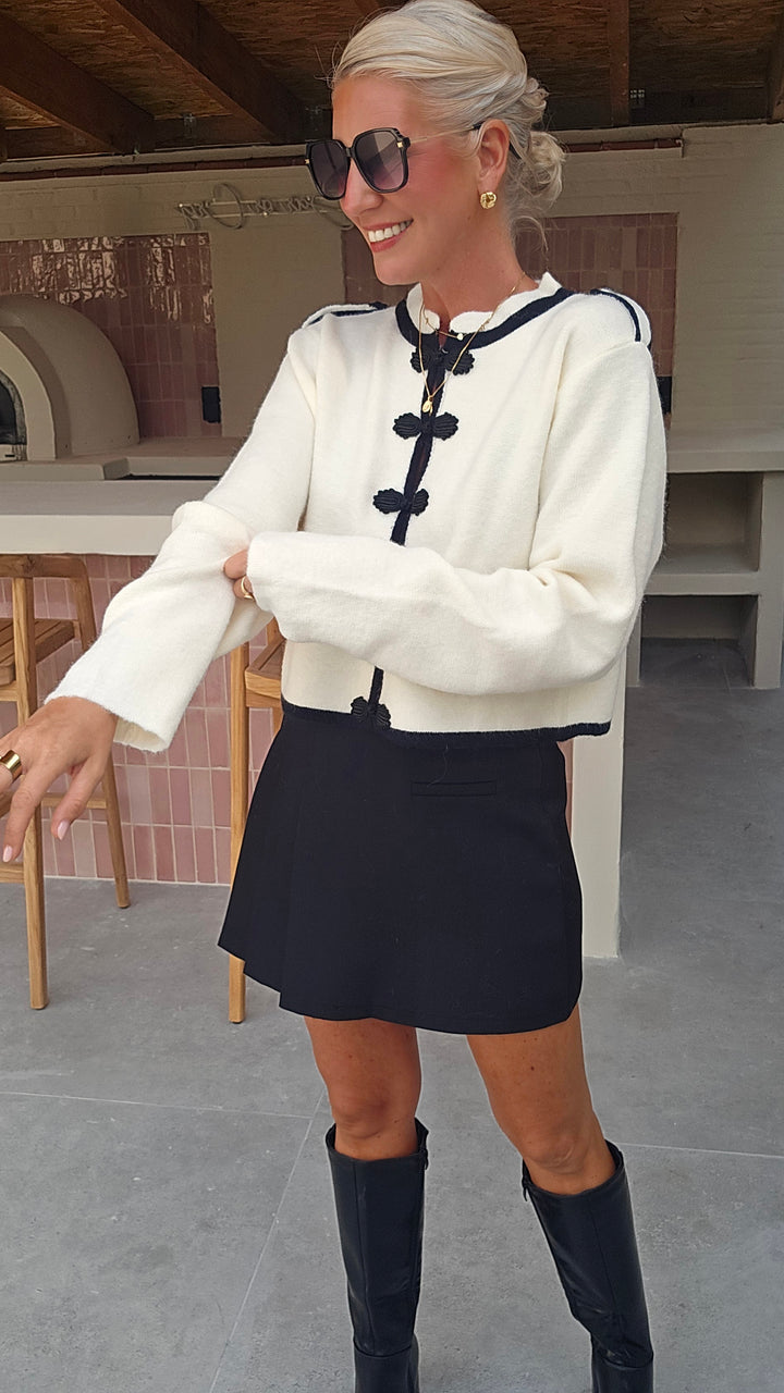 HAYLEY cardigan white