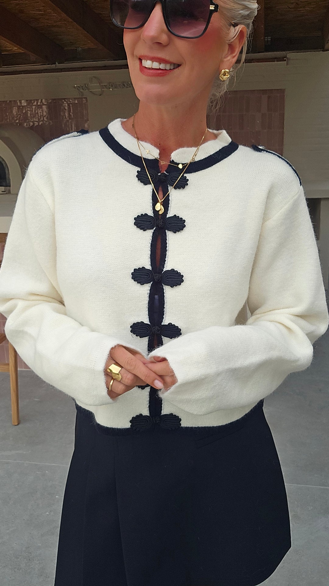 HAYLEY cardigan white