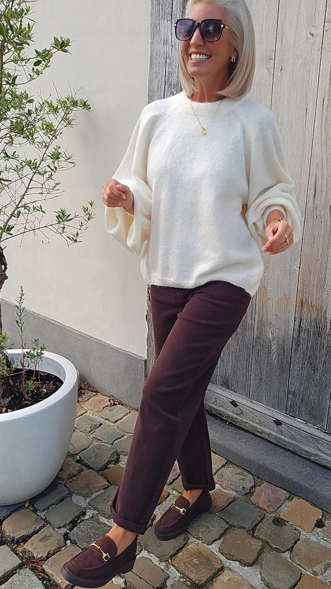 CLEO knit ecru