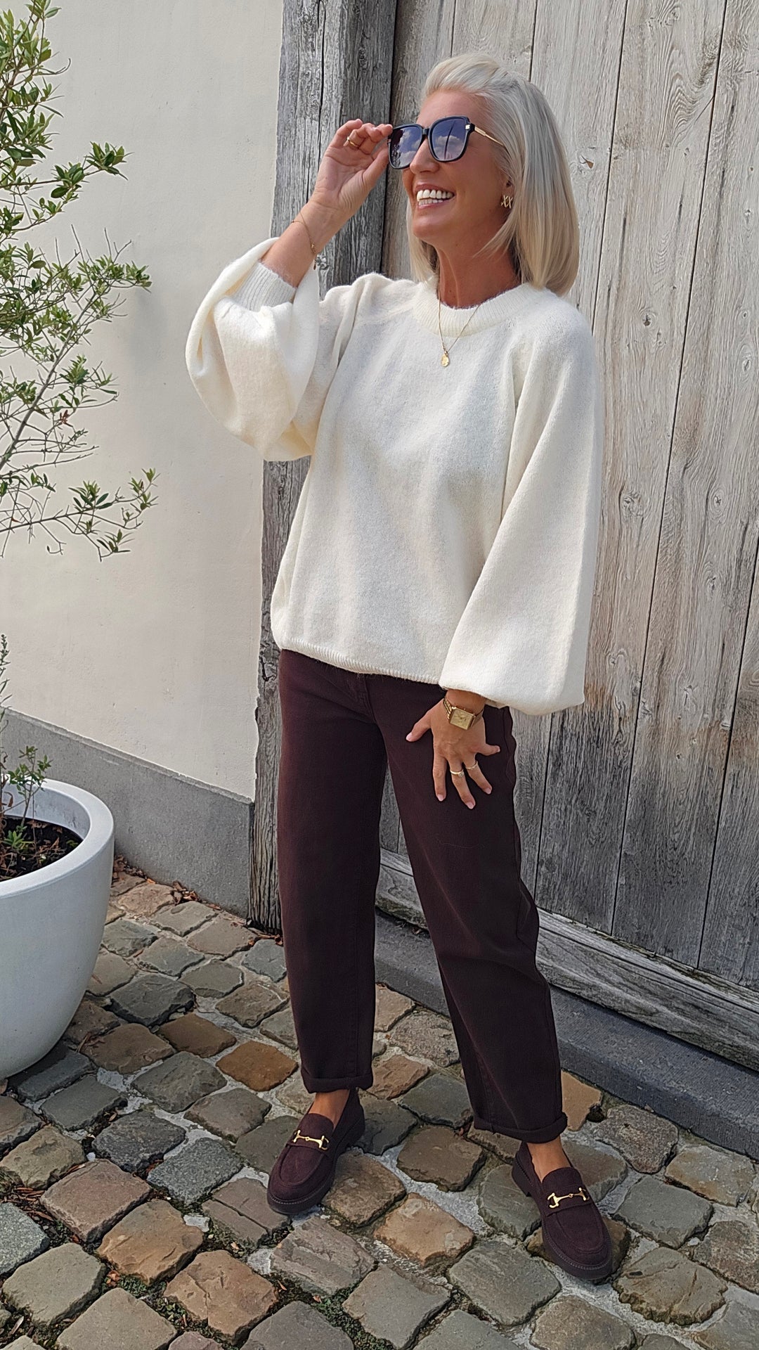 CLEO knit ecru