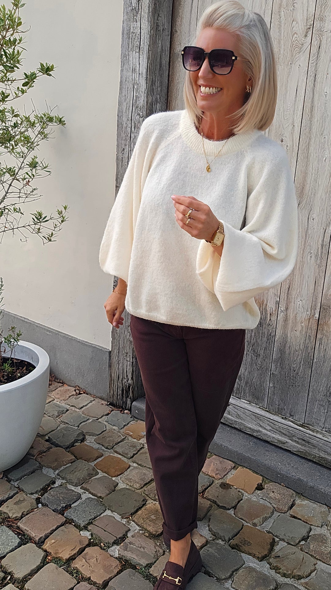 CLEO knit ecru