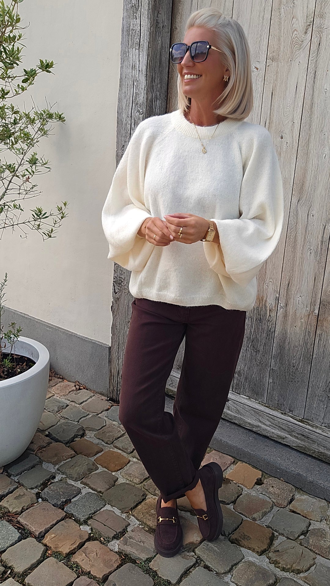 CLEO knit ecru