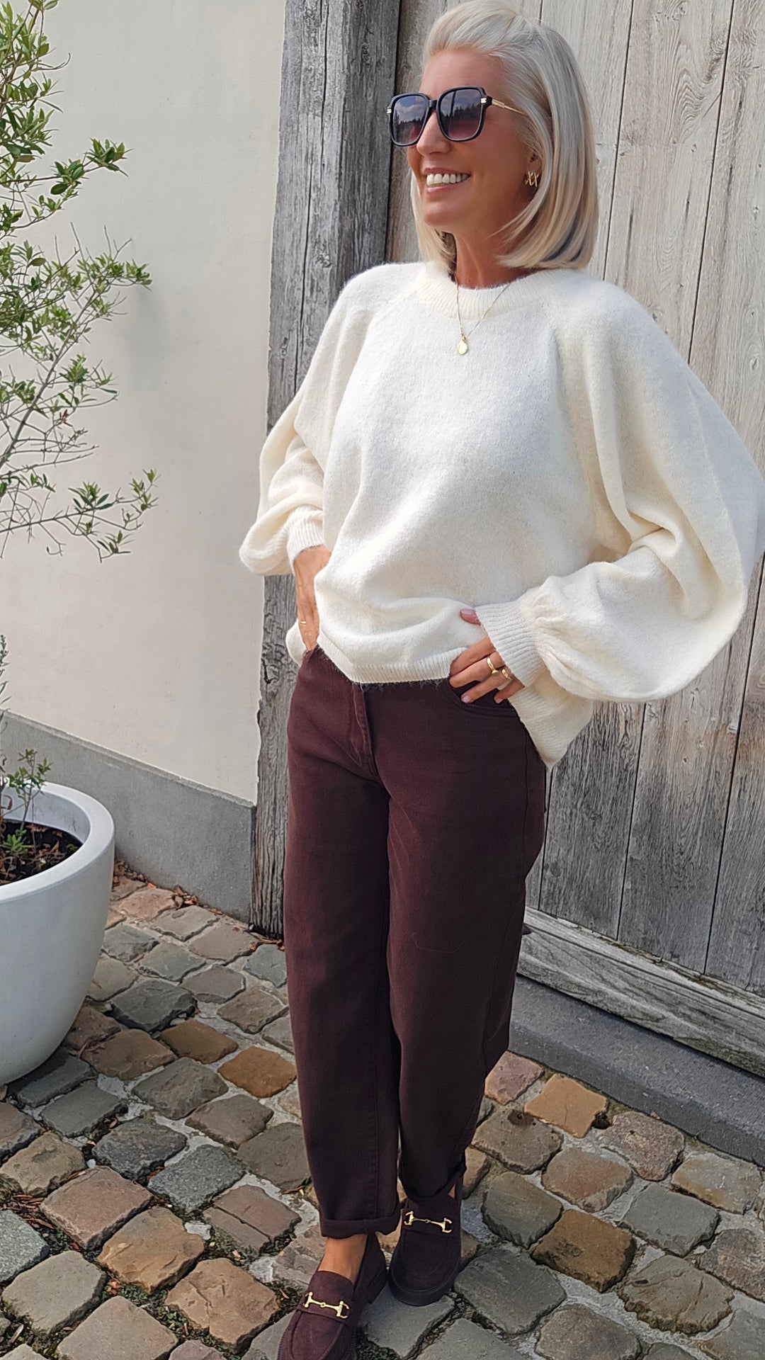 CLEO knit ecru