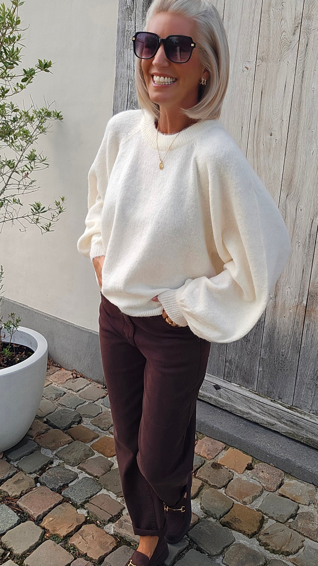 CLEO knit ecru