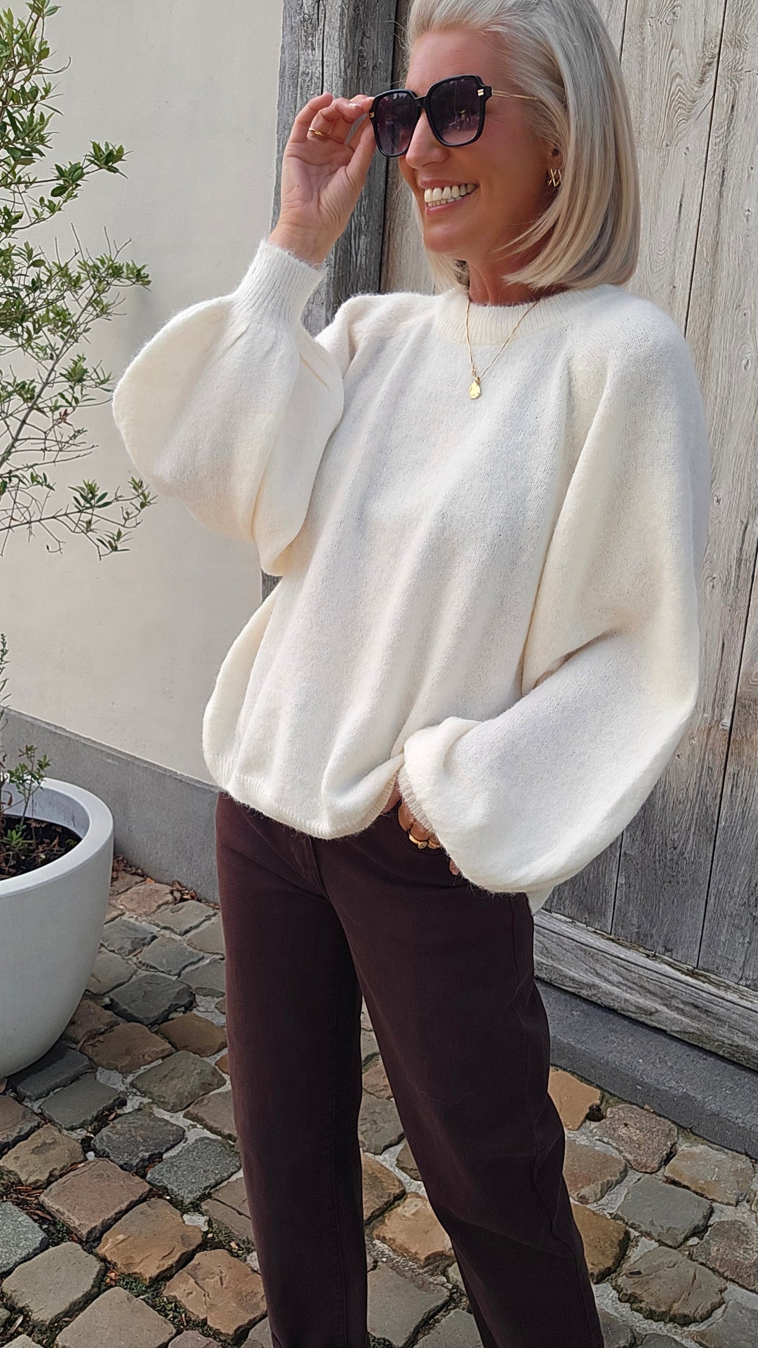 CLEO knit ecru