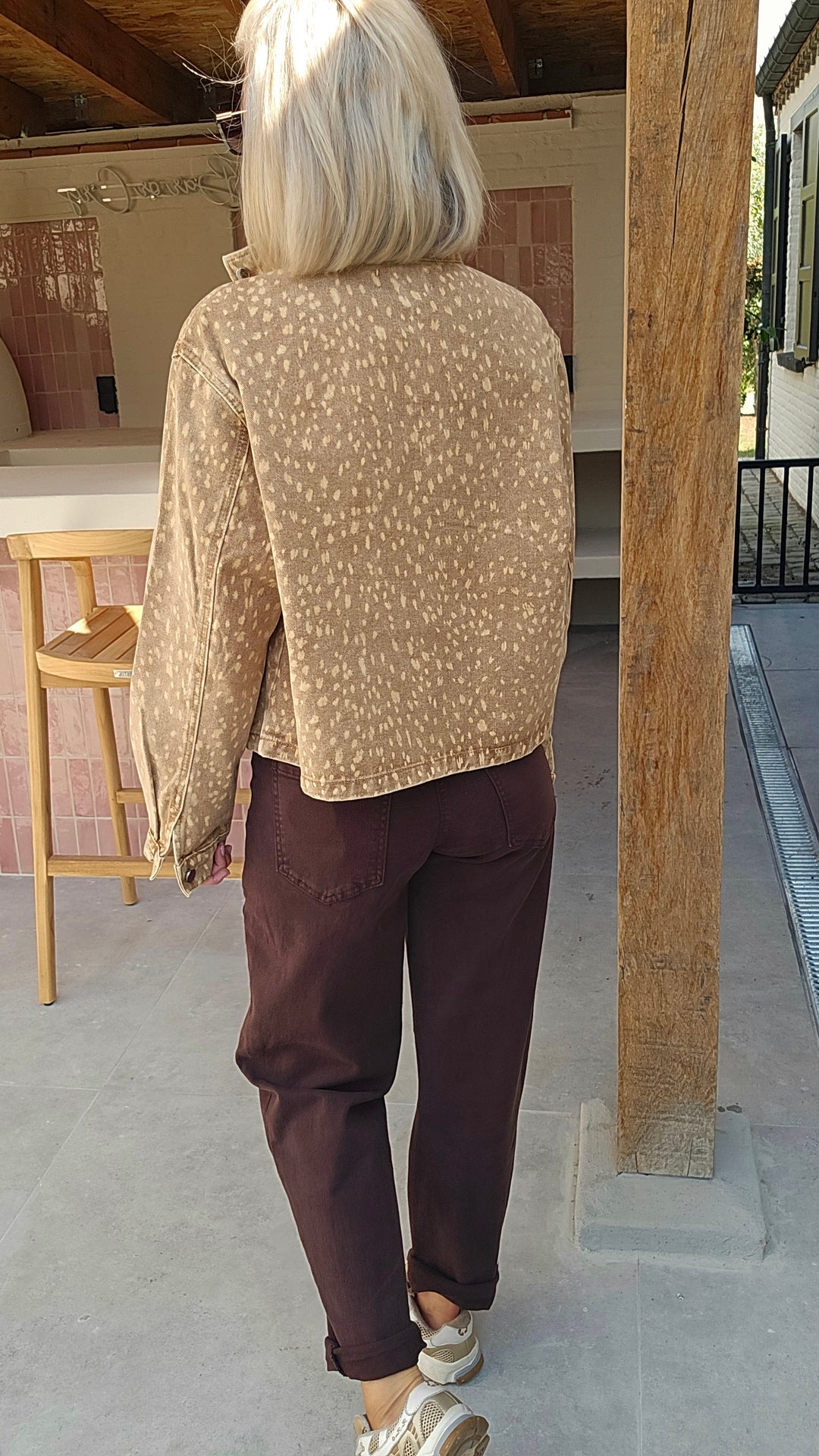 BOBBI mom jeans chocolat