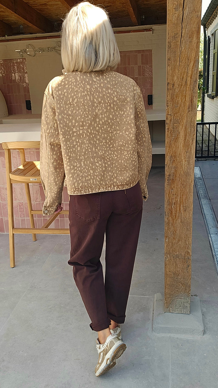 BOBBI mom jeans chocolat