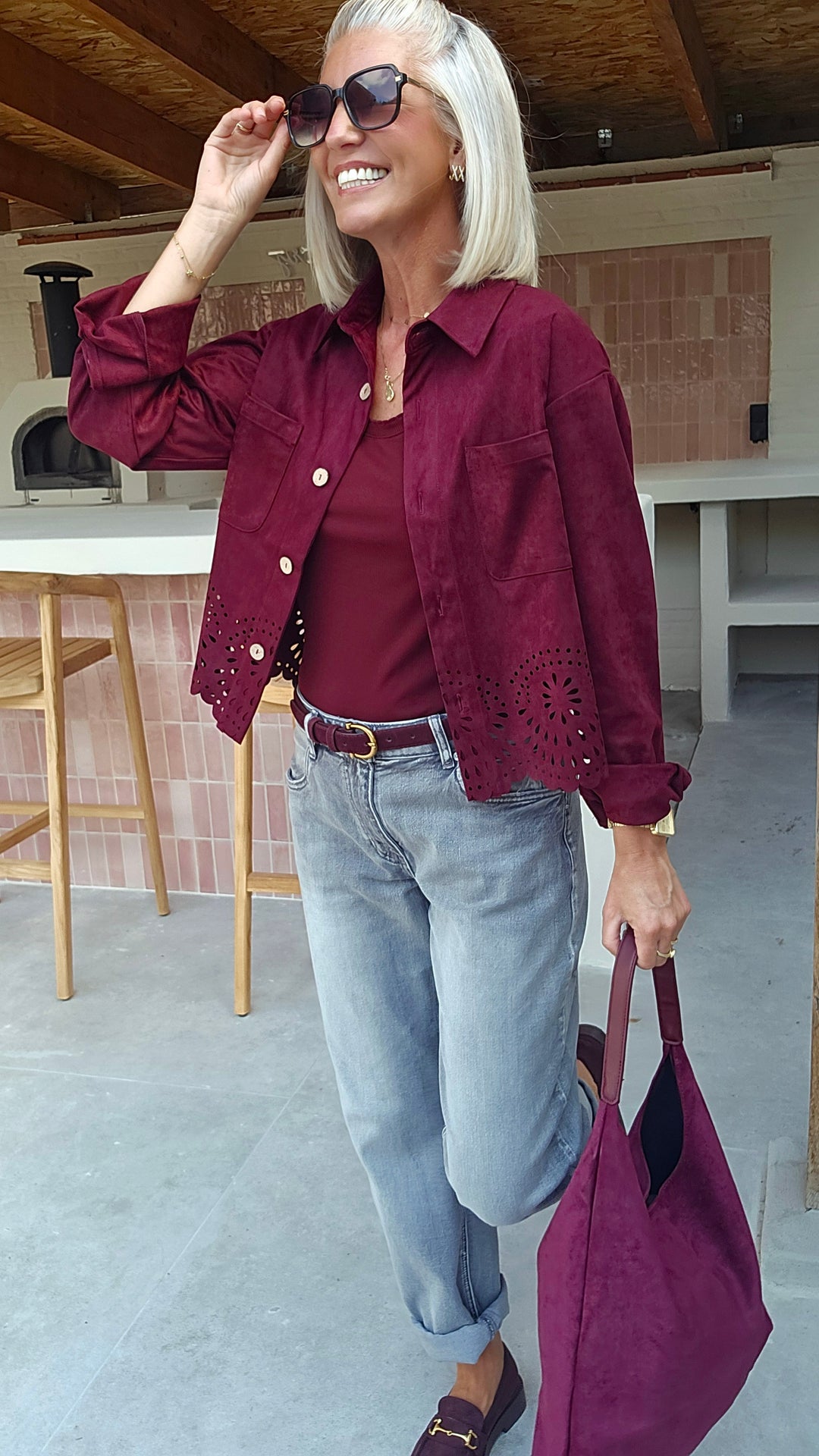 EMMY suede jacket