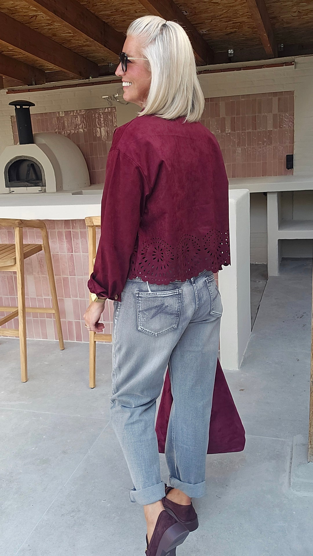 EMMY suede jacket