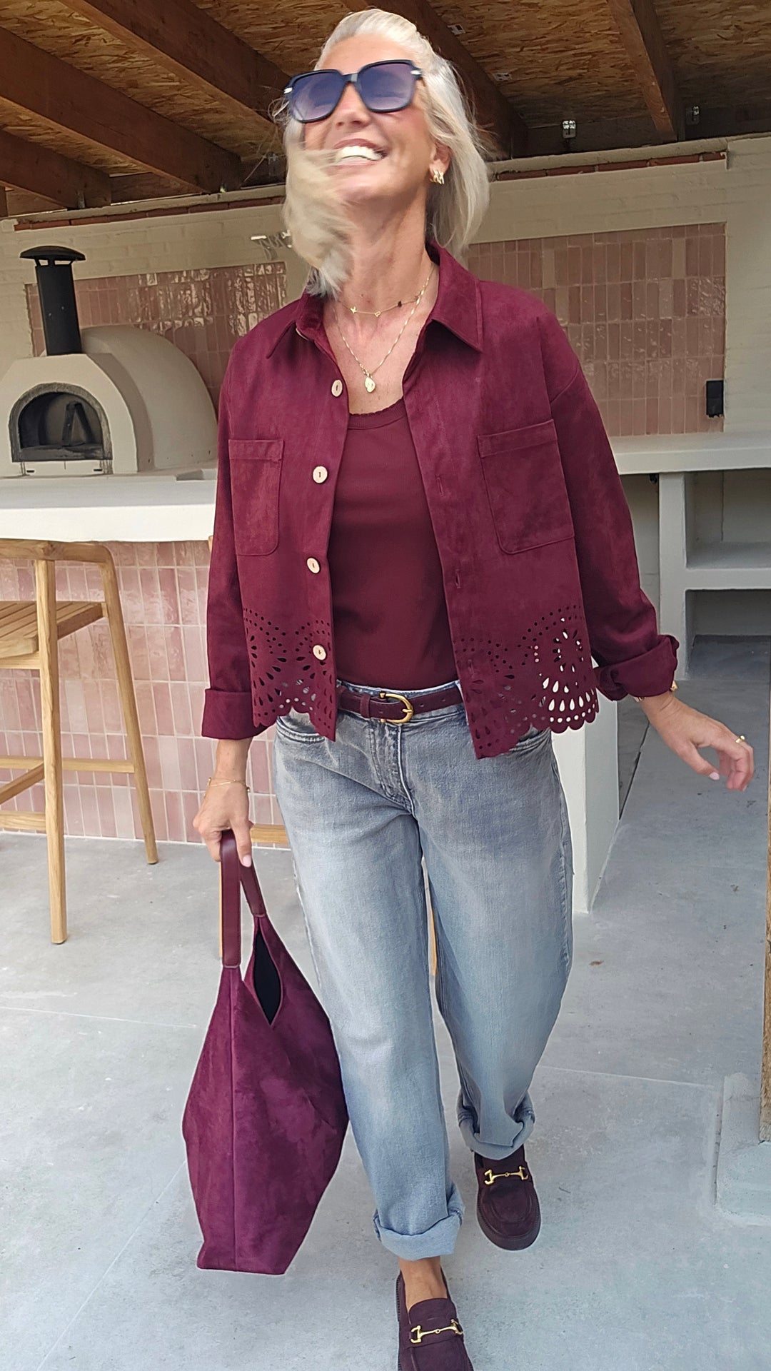 EMMY suede jacket