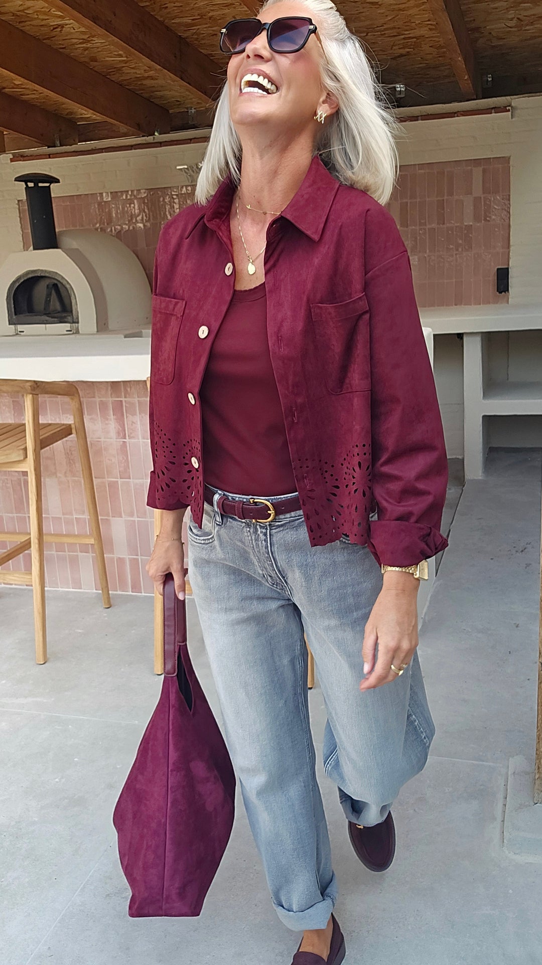EMMY suede jacket