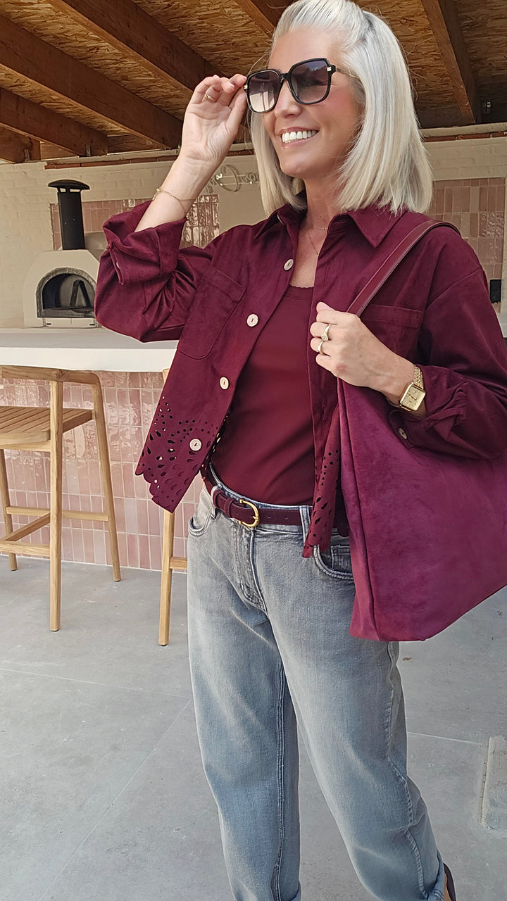 EMMY suede jacket