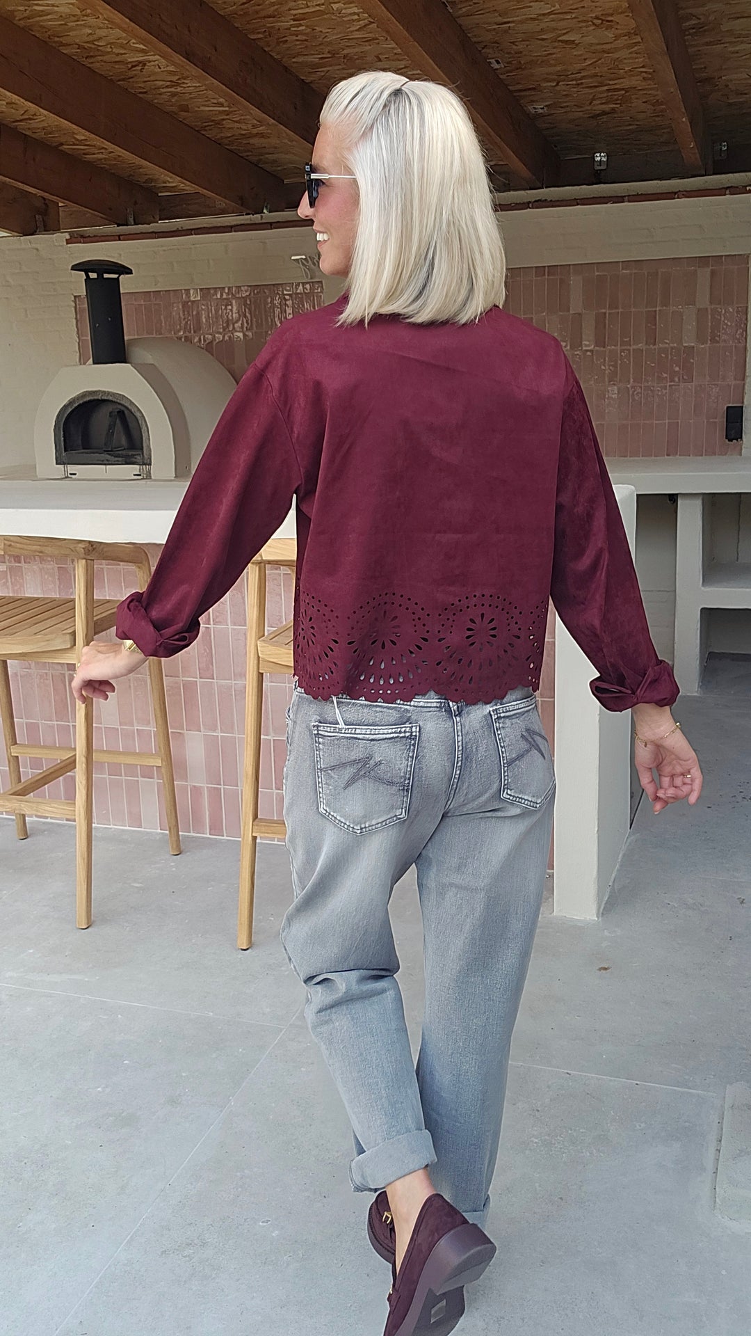 EMMY suede jacket