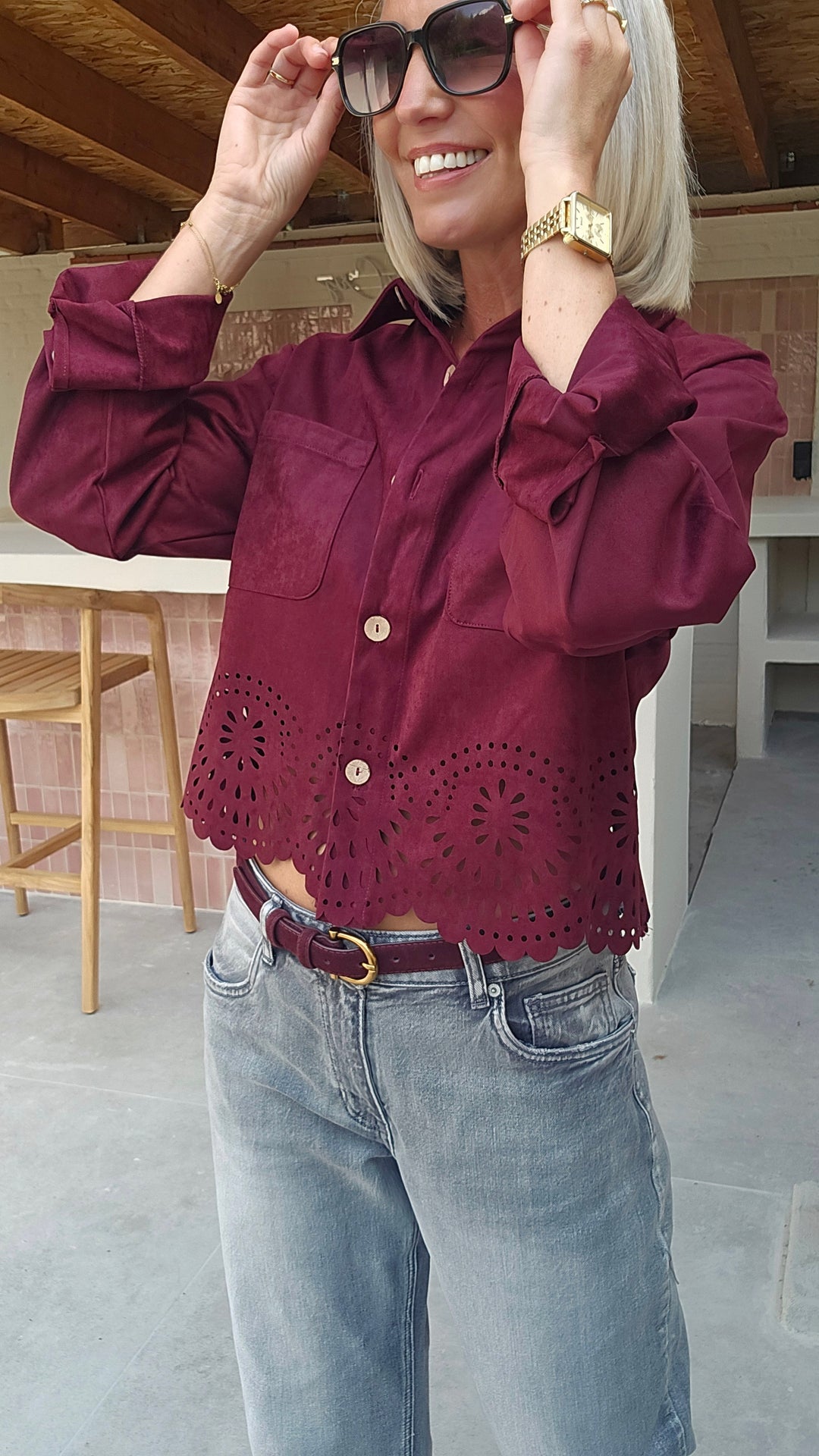 EMMY suede jacket