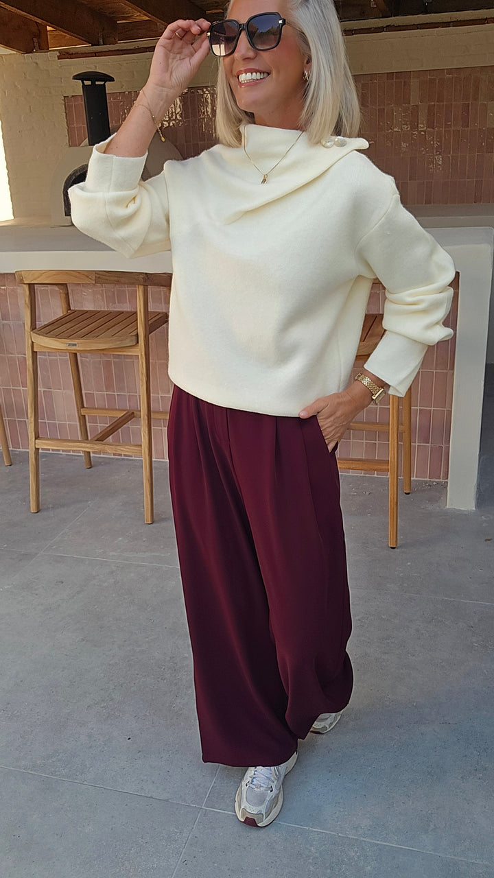 LAURIE knit ecru