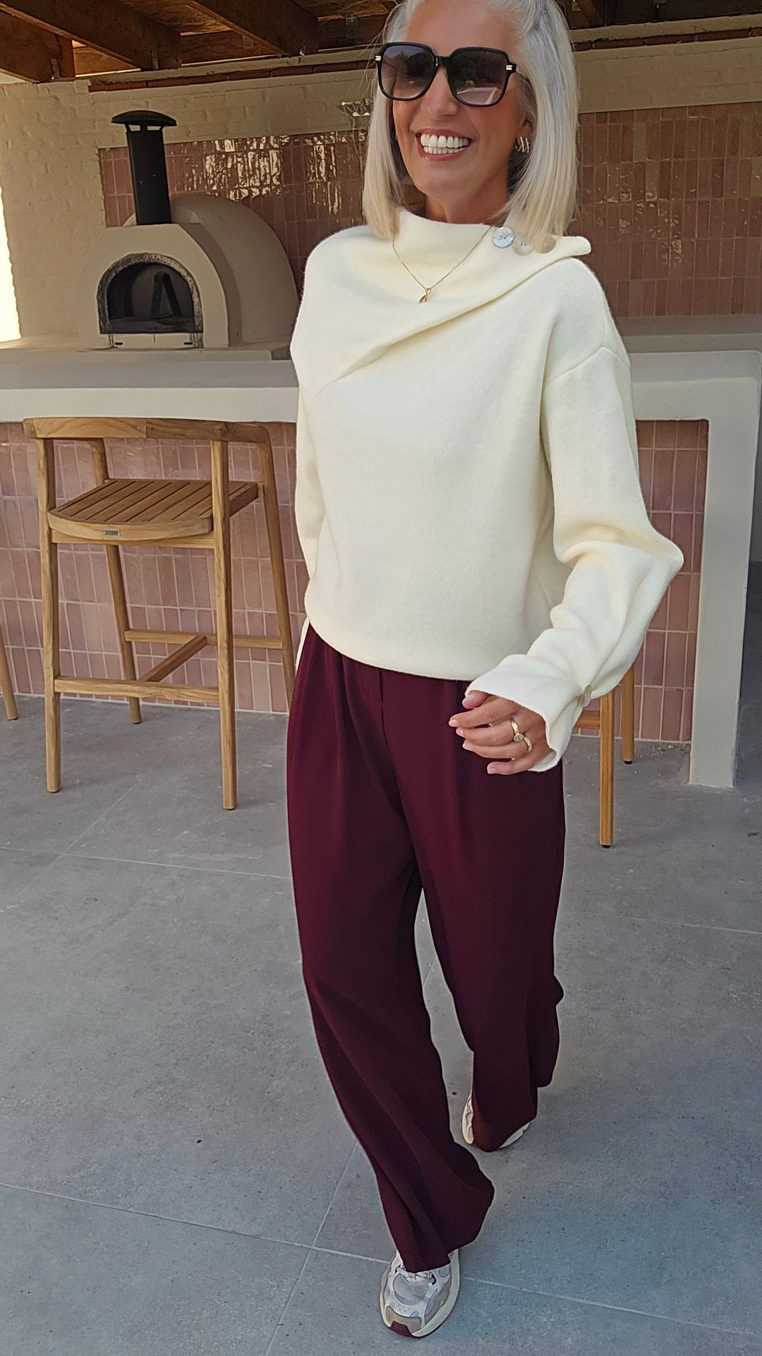LAURIE knit ecru