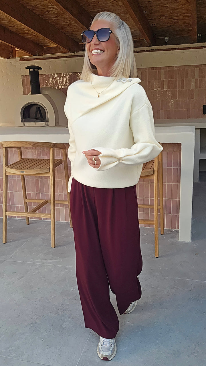 LAURIE knit ecru