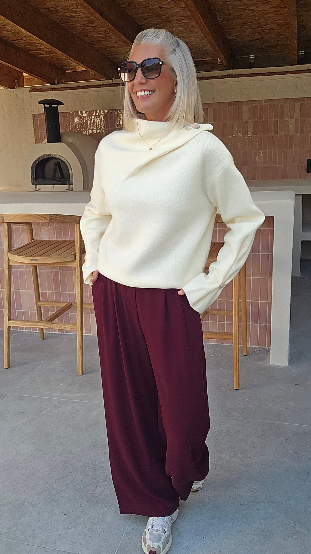LAURIE knit ecru