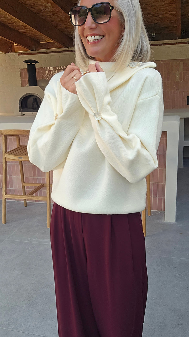 LAURIE knit ecru