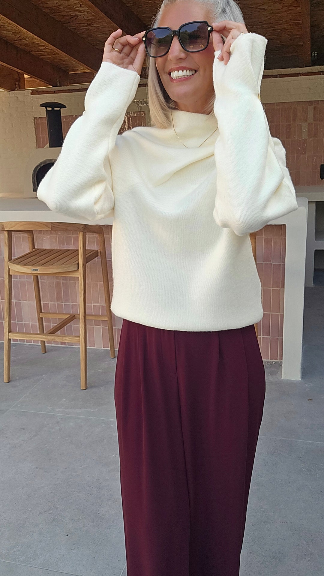 LAURIE knit ecru