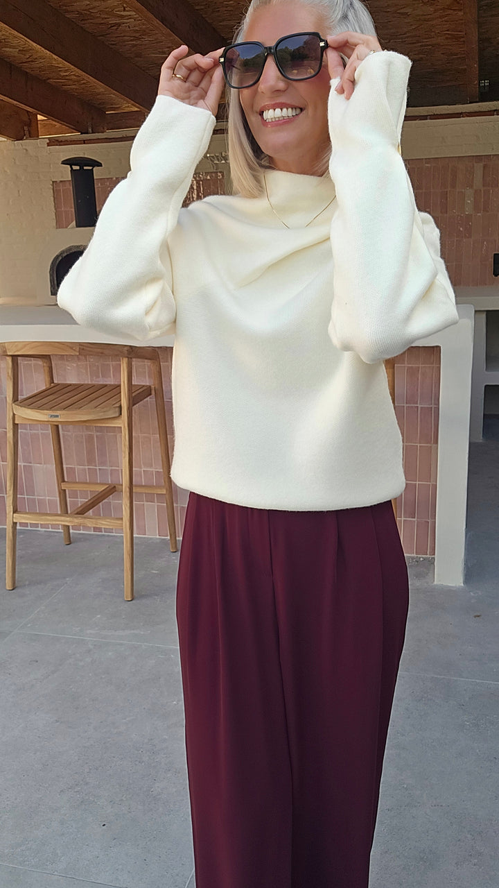 LAURIE knit ecru