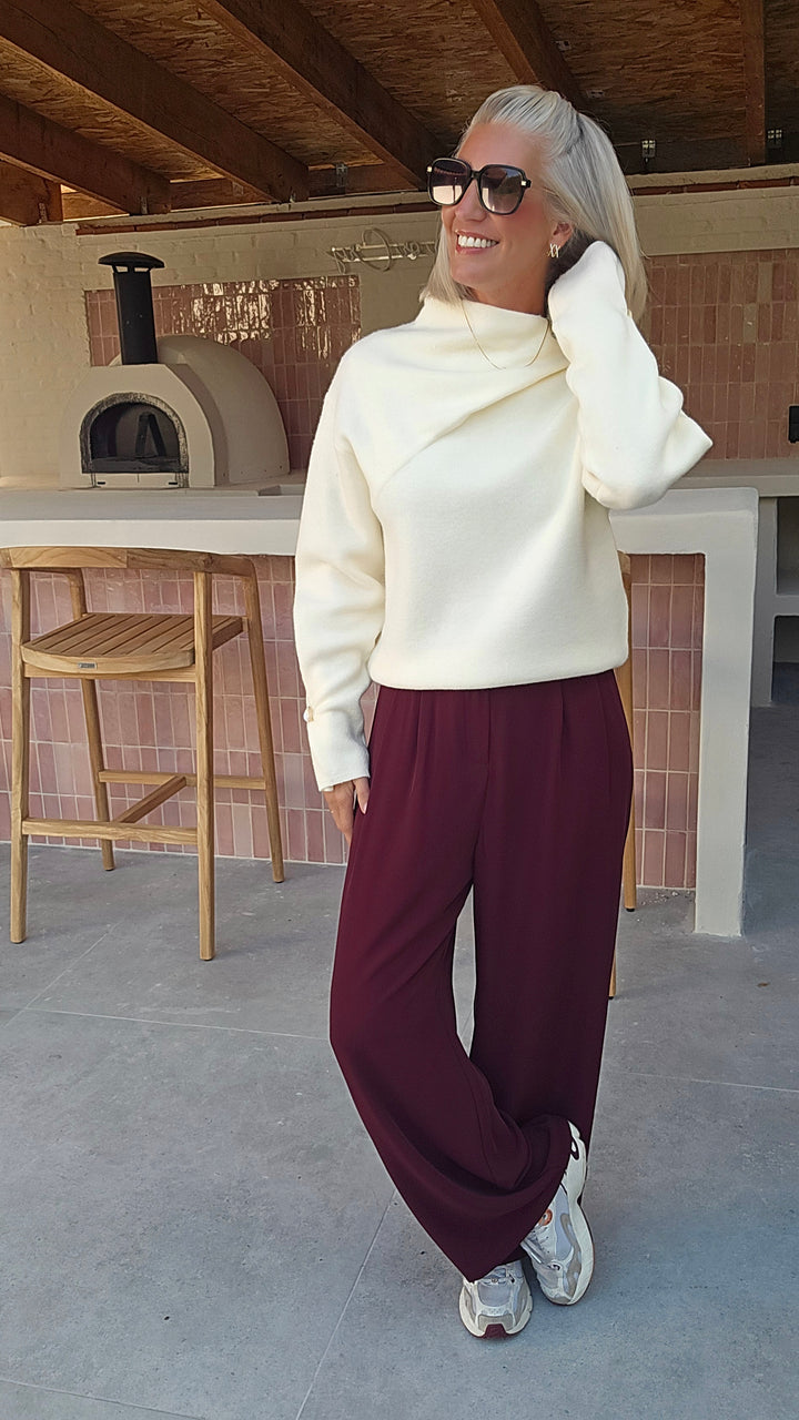 LAURIE knit ecru