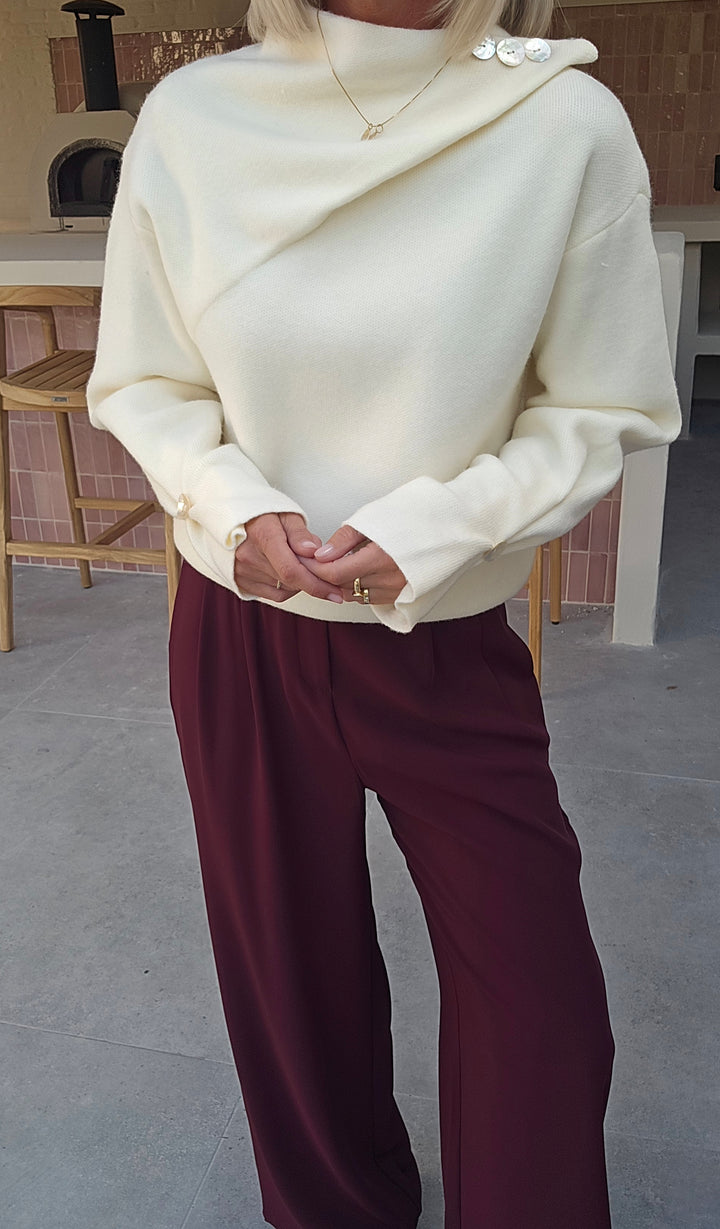 LAURIE knit ecru