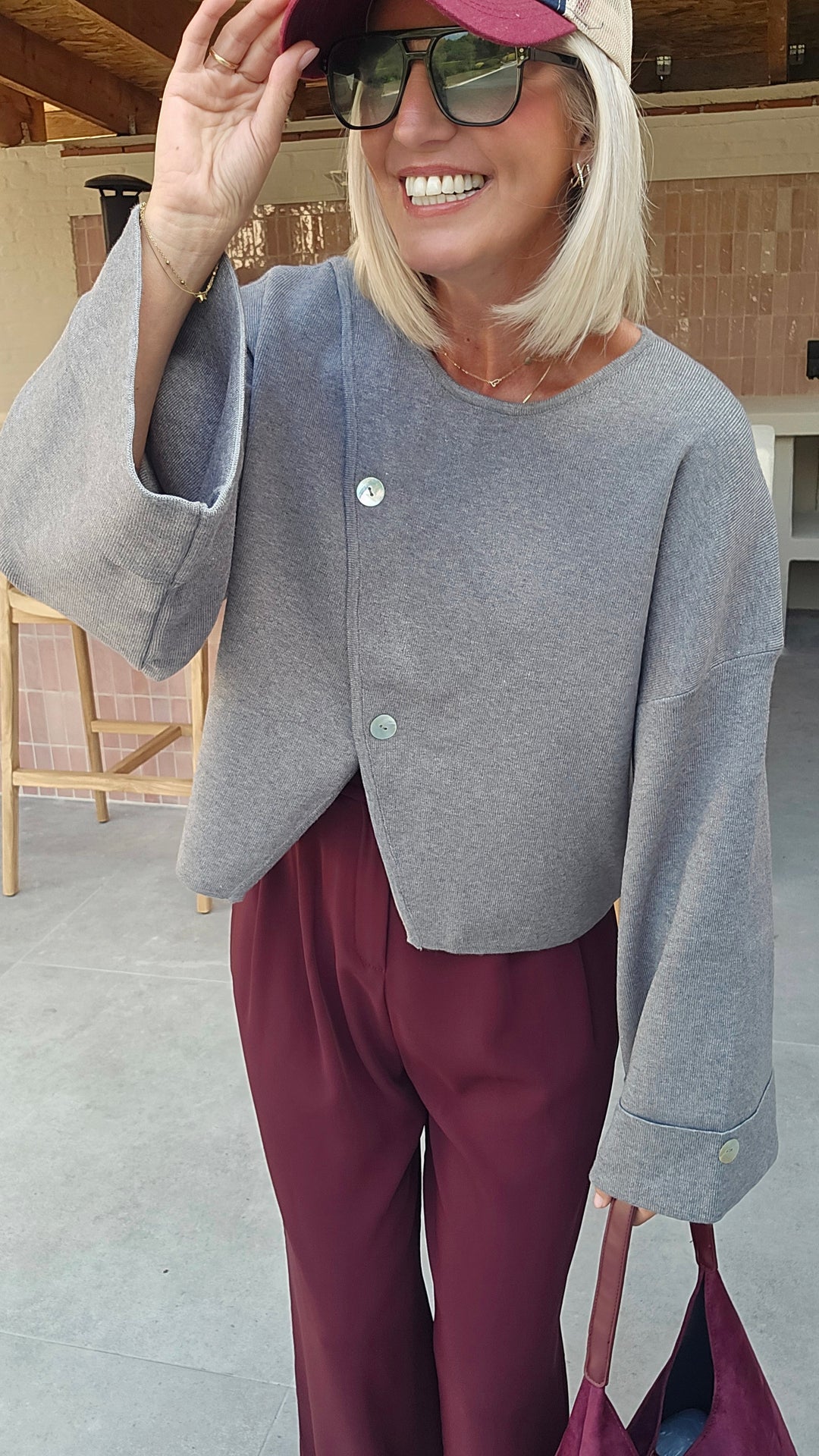 MELODY knit grey