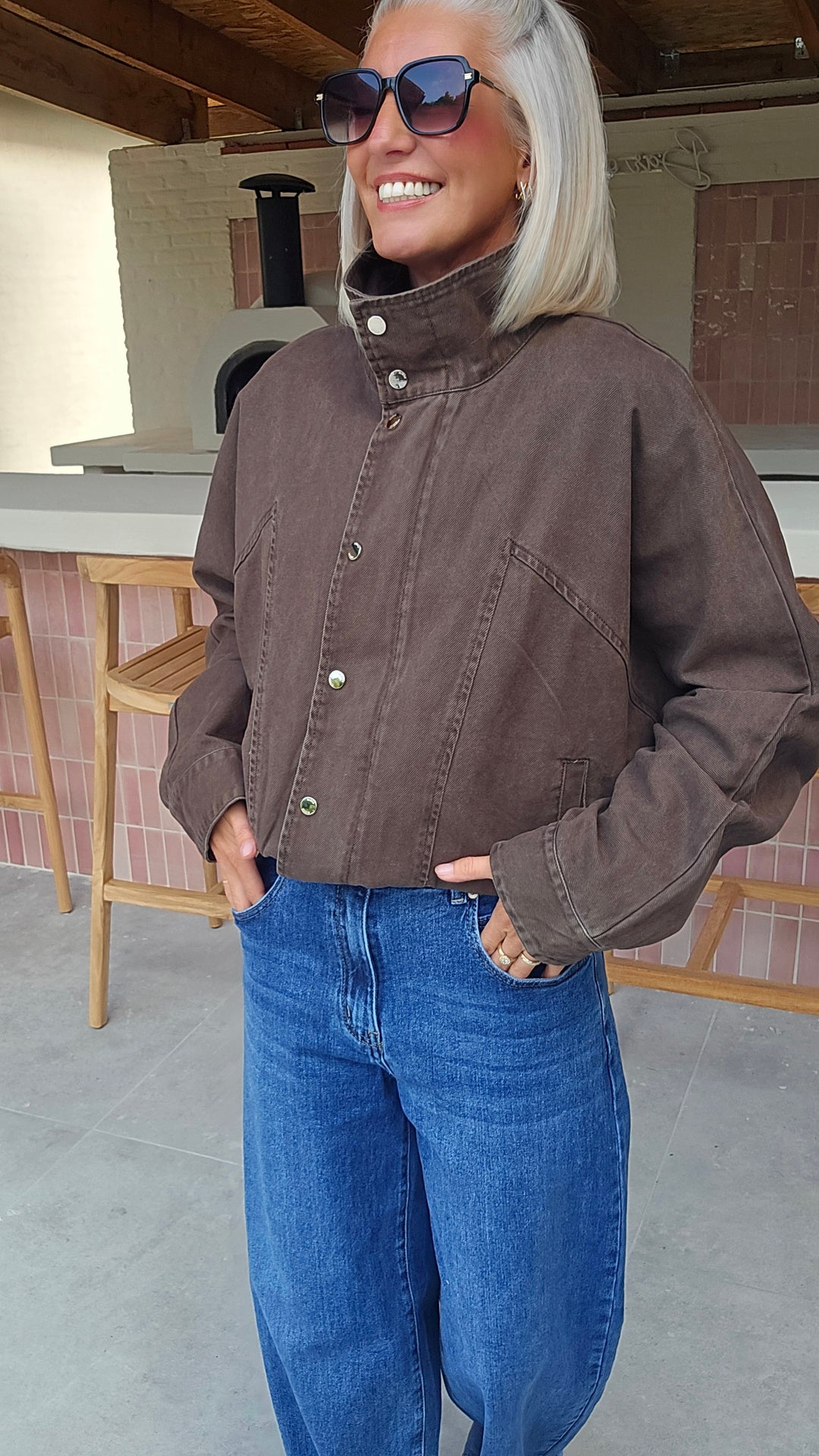 APOLLINE jacket chocolat
