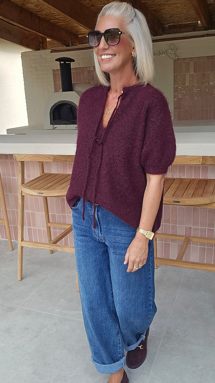 EMMA knit burgundy