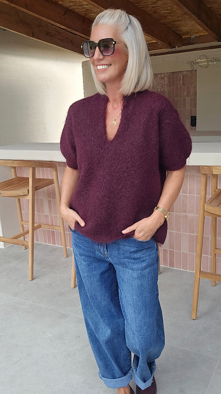 EMMA knit burgundy