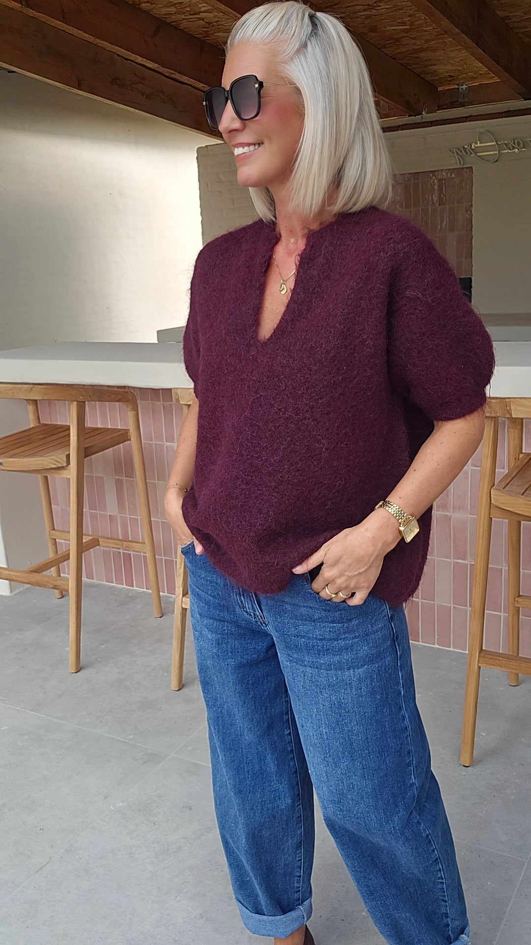 EMMA knit burgundy