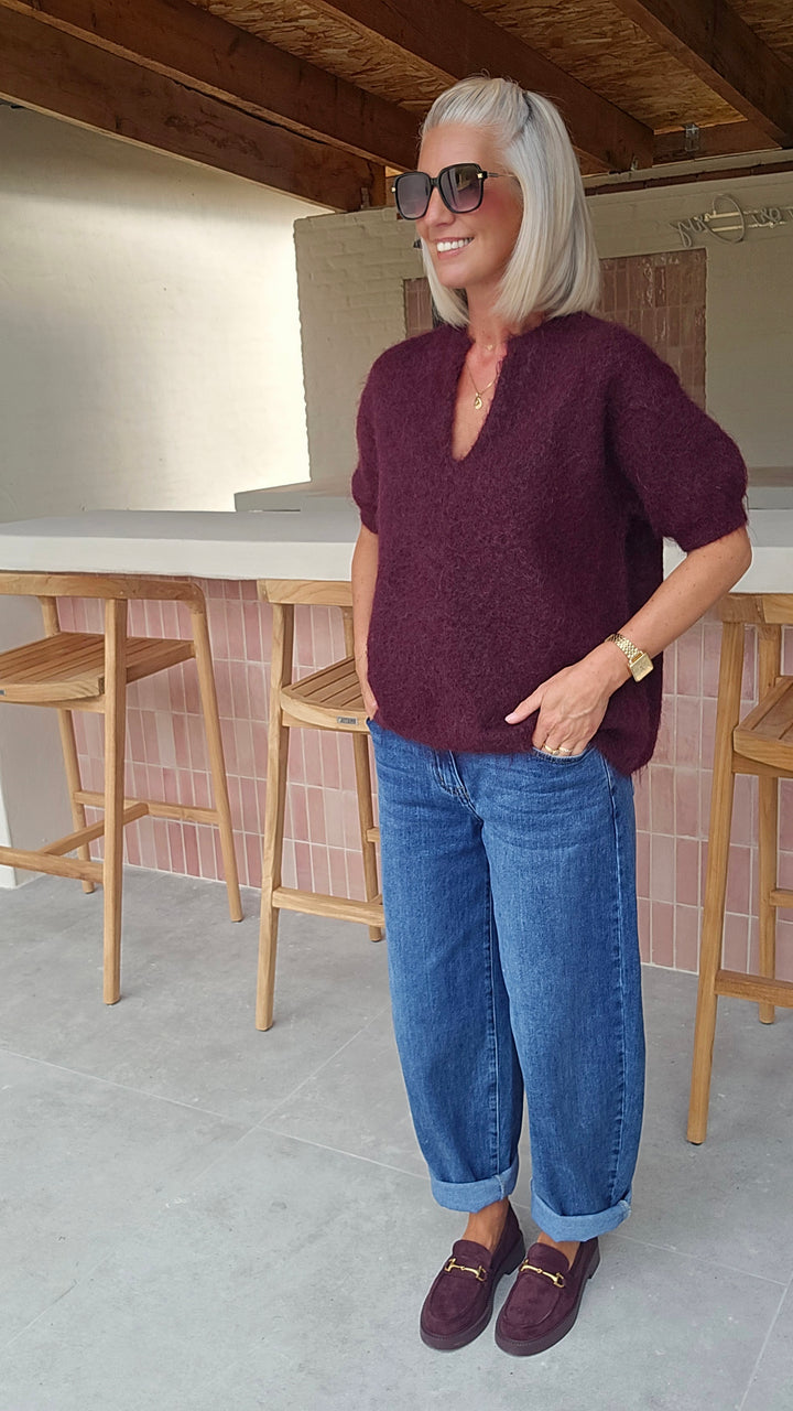 EMMA knit burgundy