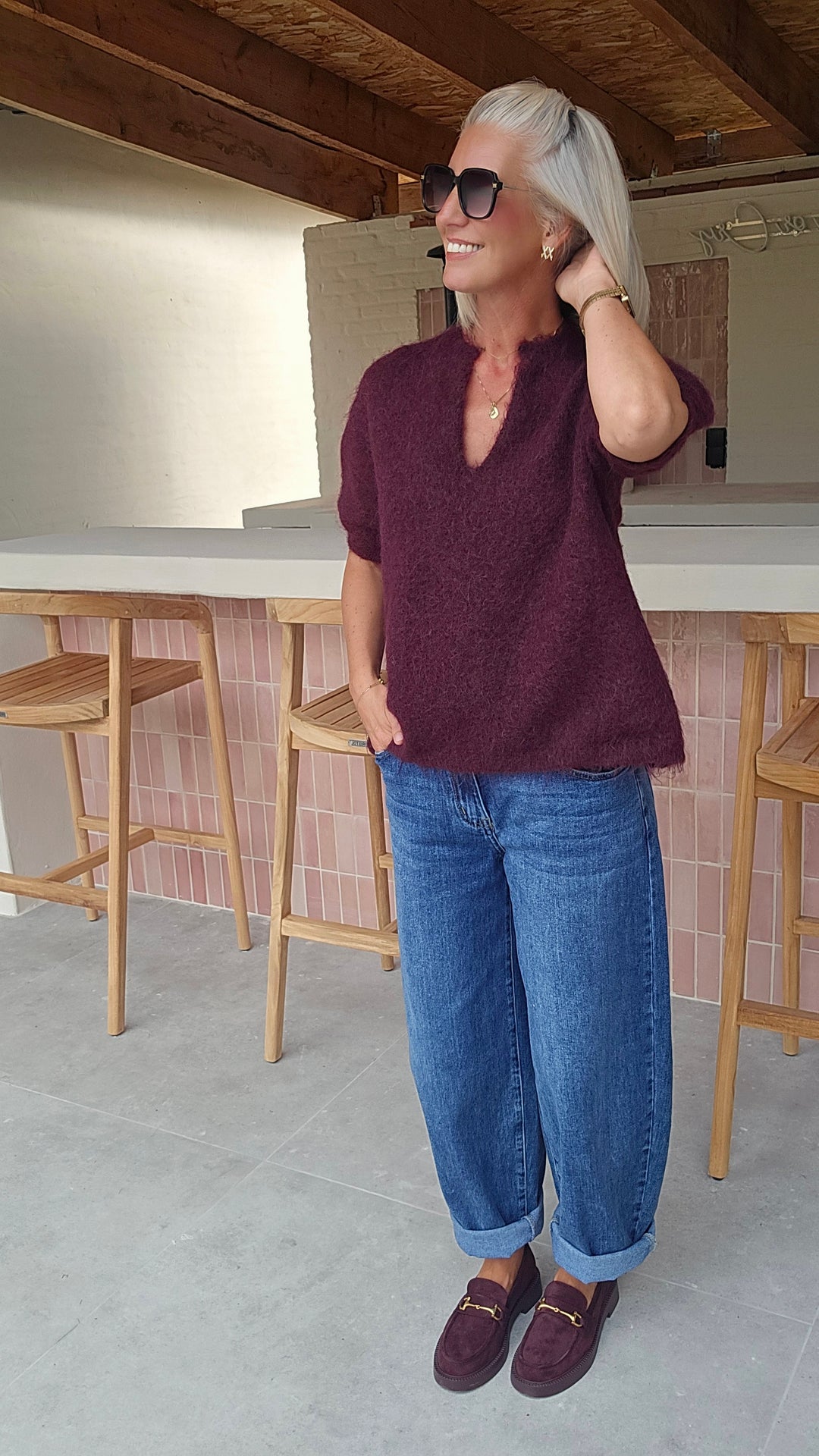 EMMA knit burgundy