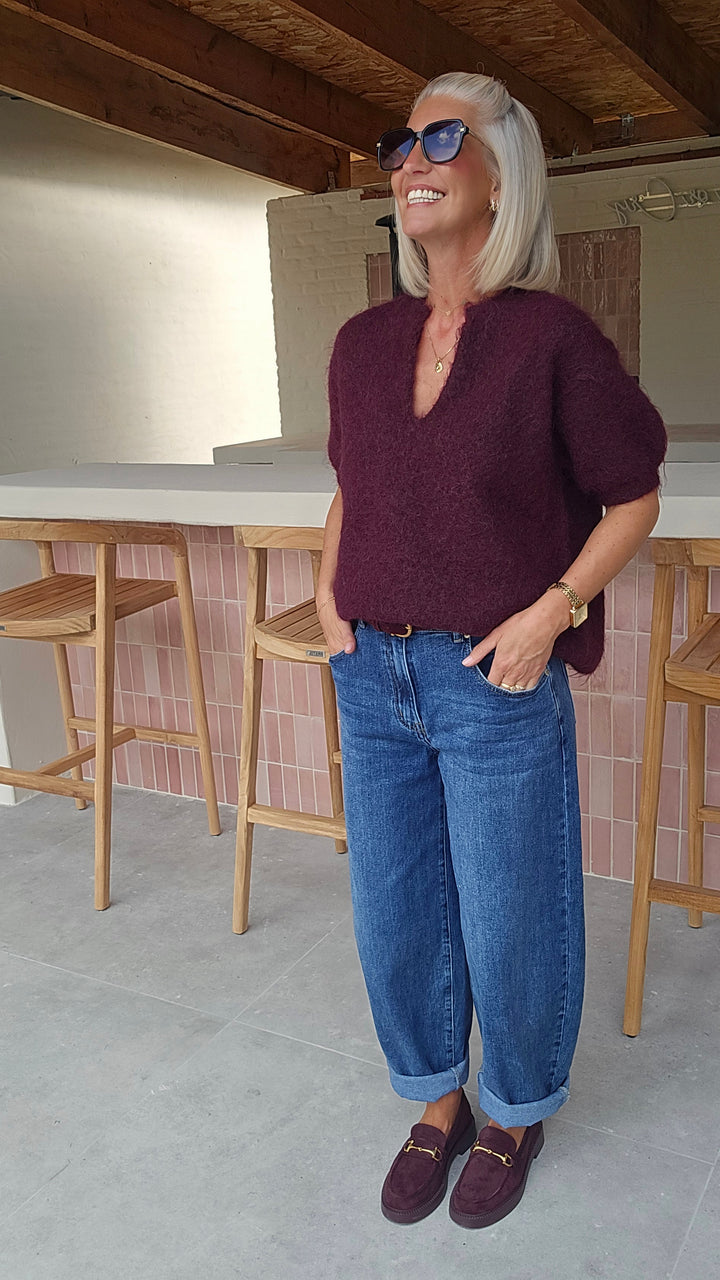 EMMA knit burgundy