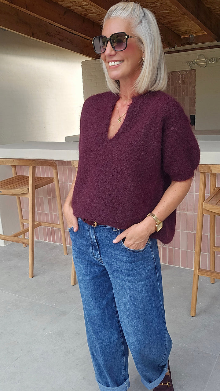 EMMA knit burgundy